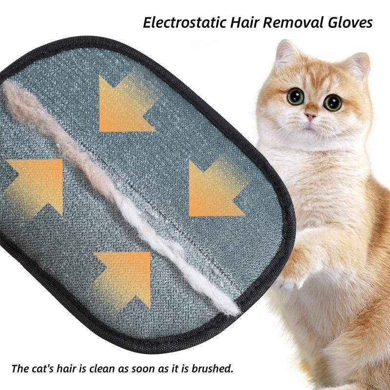 Hair Removal Gloves, Cat Hair Cleaner, Cat And Dog Hair Absorber, Pet Home Static Electricity Brush, Hair-removing Multi-functional Device